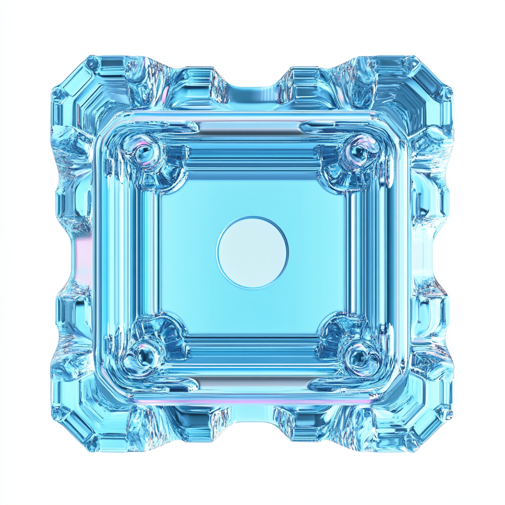 Frozen Silicon CD Case Square