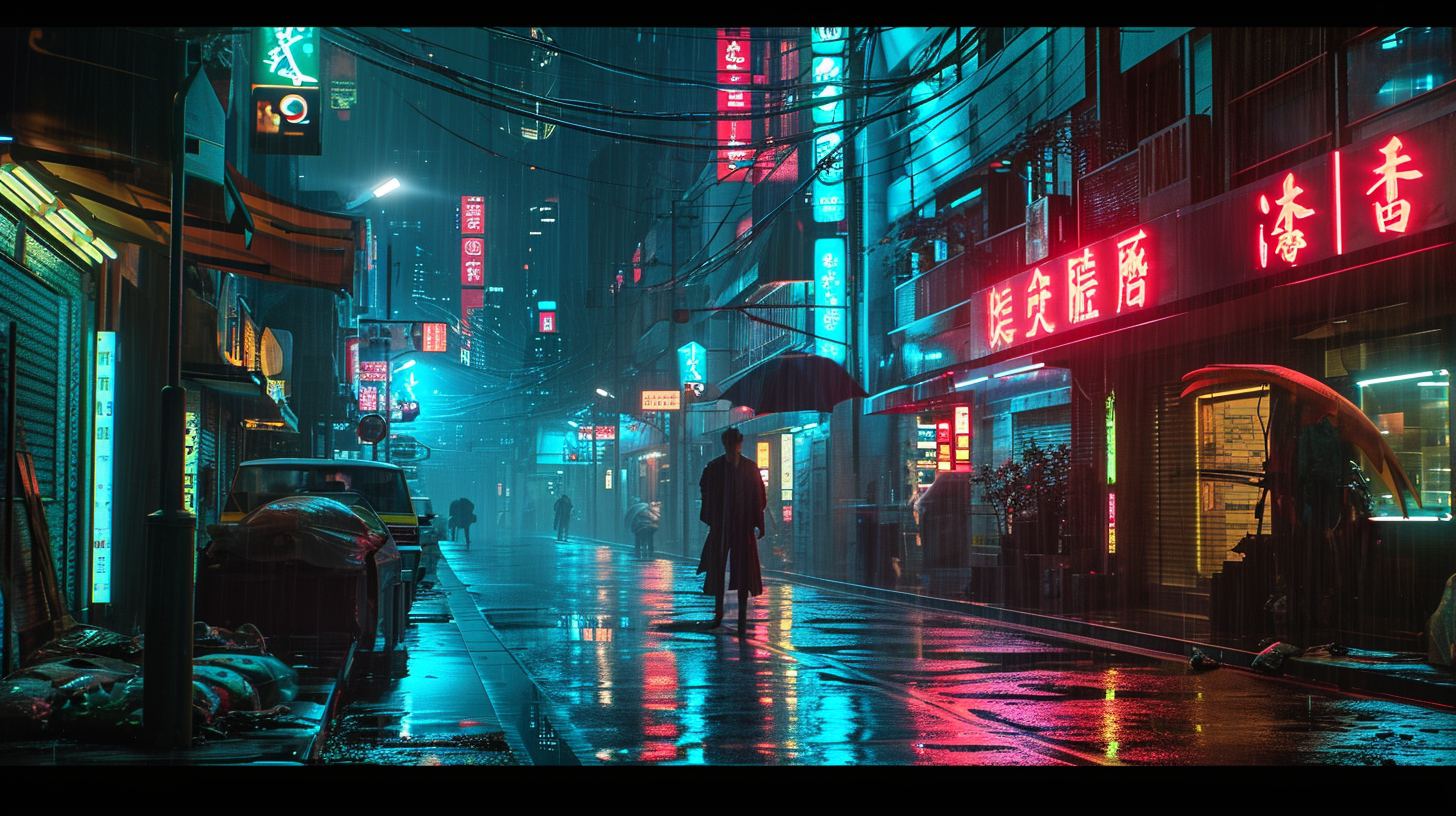 Midjourney Prompt - Futuristic Tokyo Cyberpunk Neon Anime