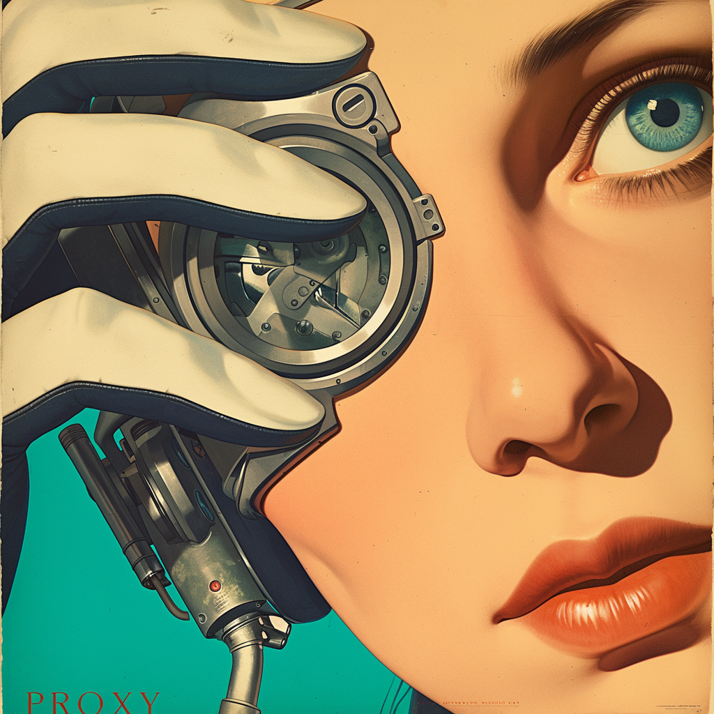 PROXY Technology Poster by Tamara de Lempicka