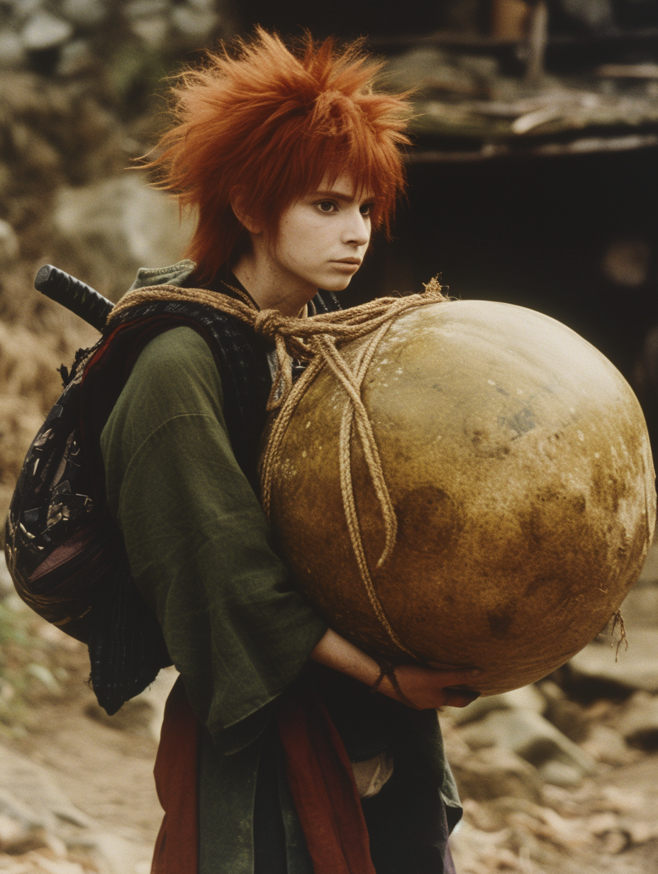 Gaara with his large gourd accessory