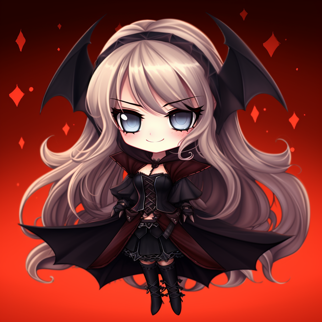 Gacha Life vampire woman art