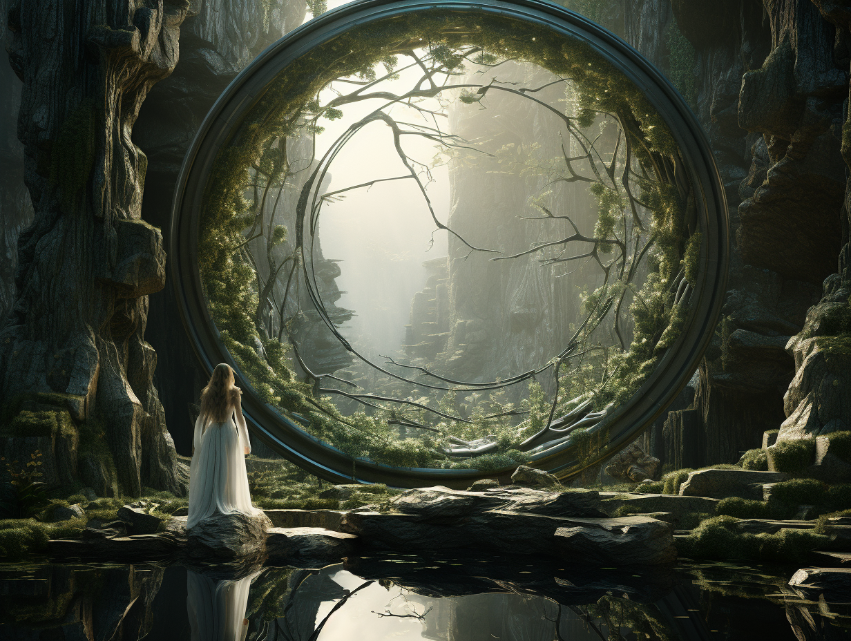 Galadriel's mirror reflecting the internet's possibilities