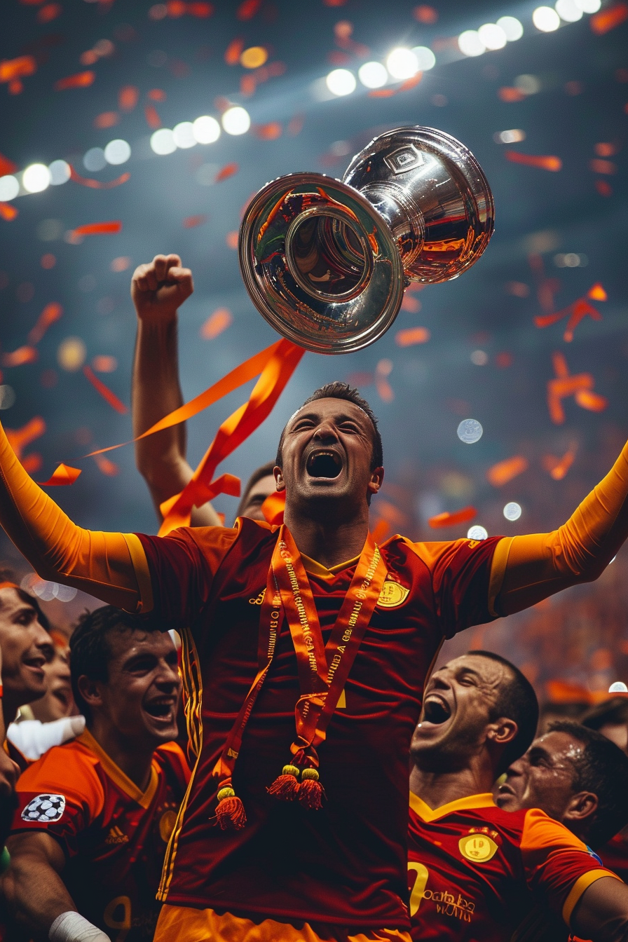 Galatasaray champions league cup win image