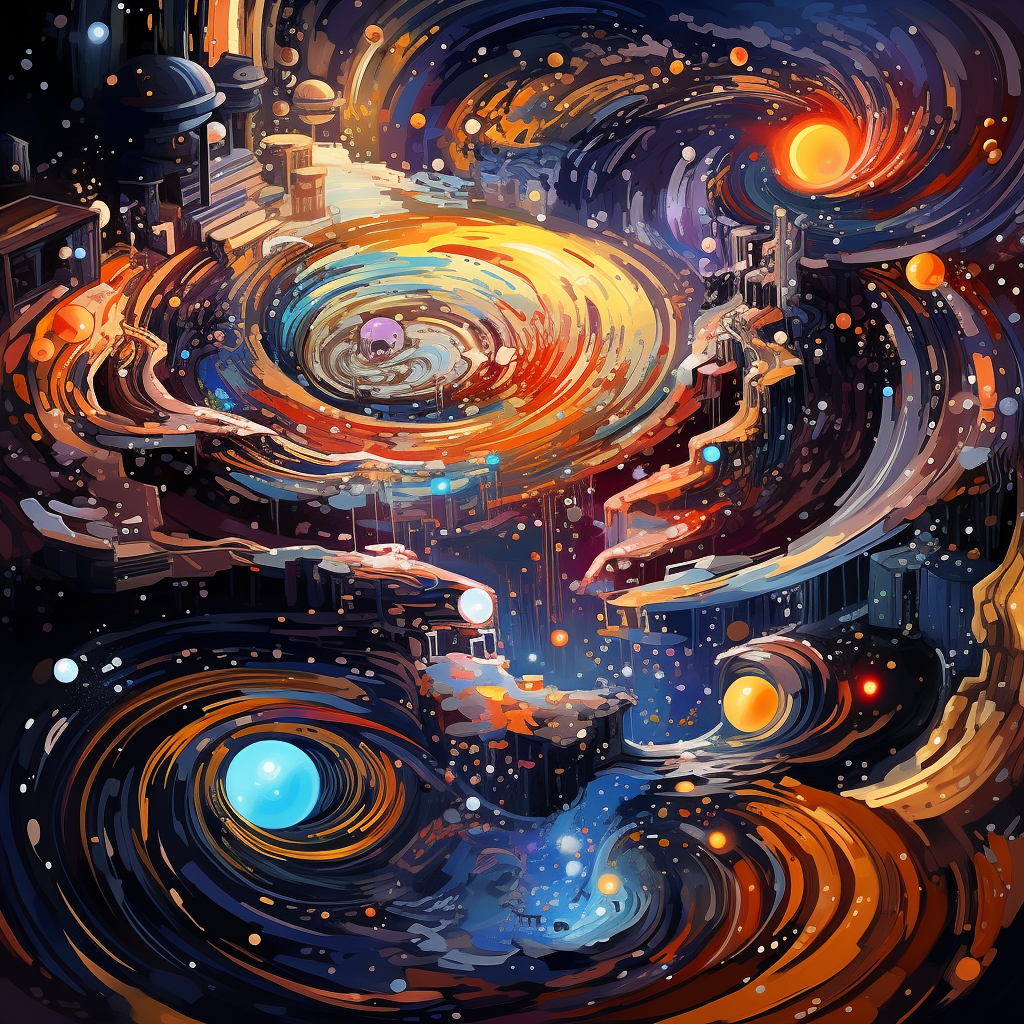 Galaxy Whirlpool Prompt Image