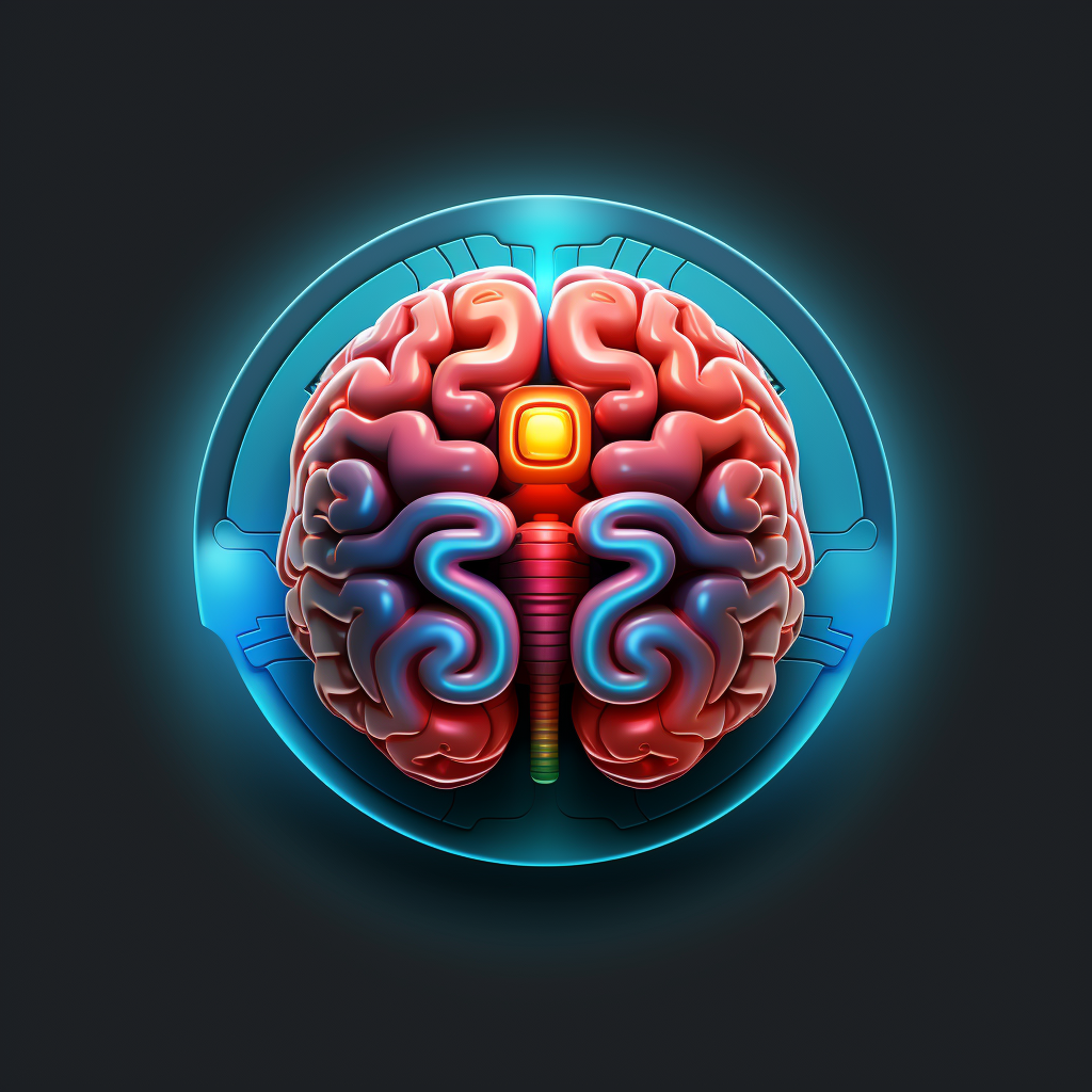 Brain icon for game app