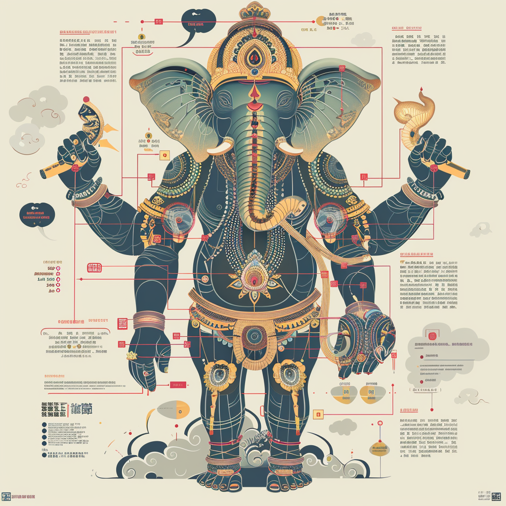 Ancient Ganesh Infographic Civilization Influence