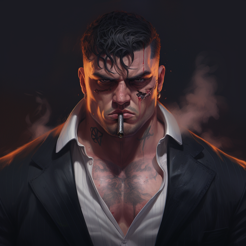 Male Gangster Portrait