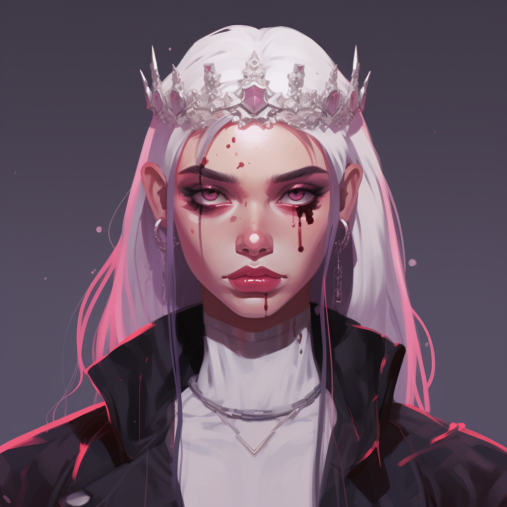 Gangster Princess Portrait Style Female