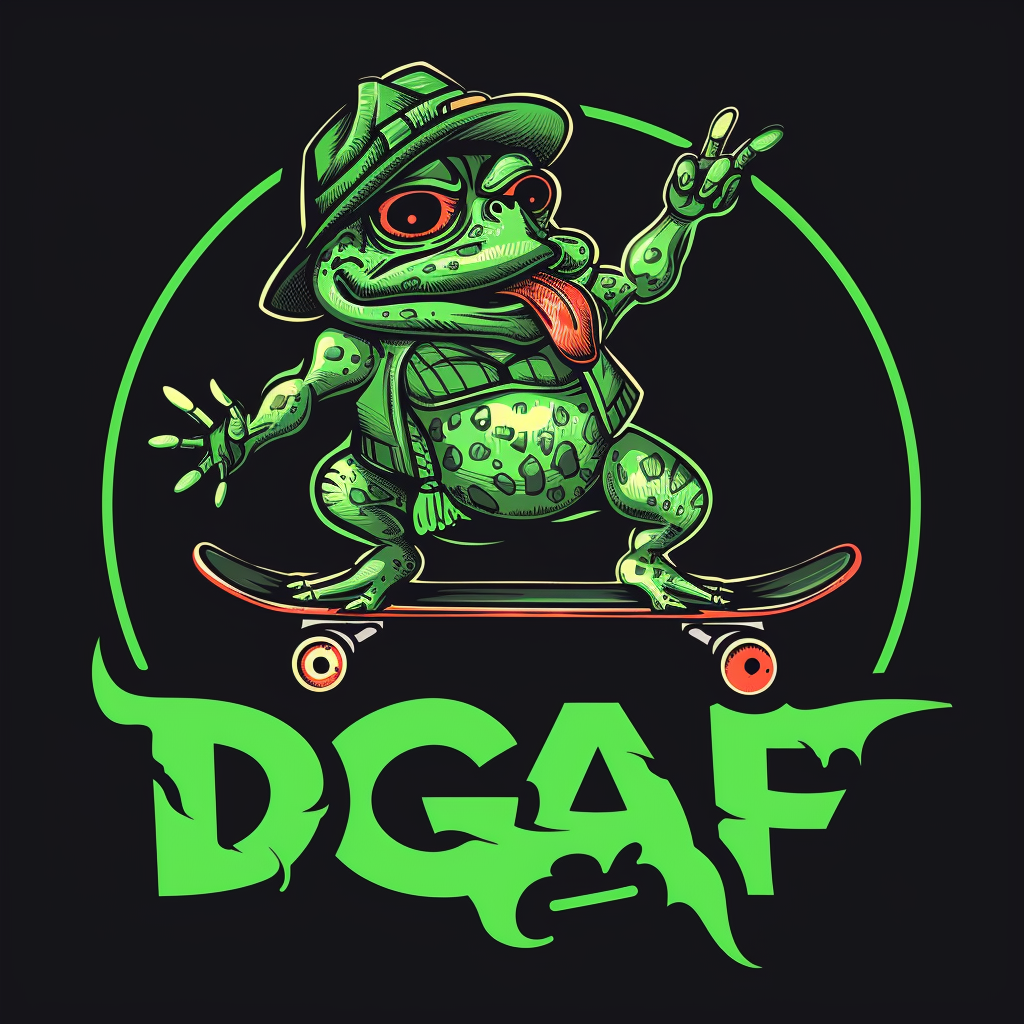 Stoner Hip Hop Gangster Toad Skateboard