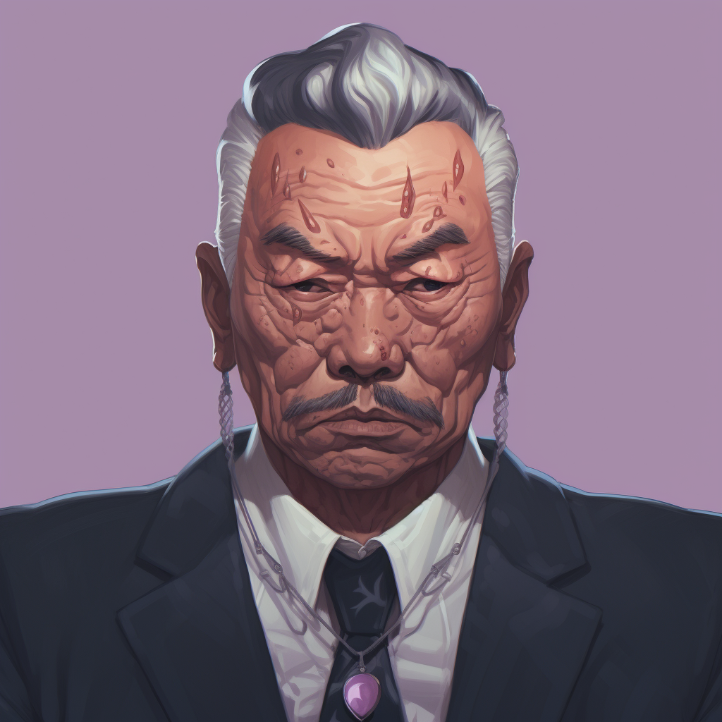 Gangster Uncle Fu Male Portrait