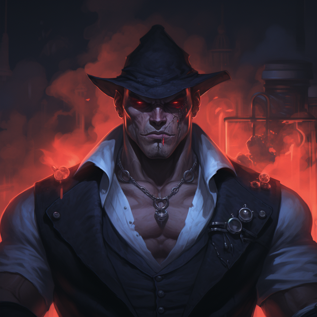 Gangster Alchemist Male Portrait