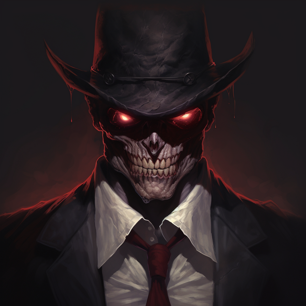 Gangster Shadow King Male Portrait