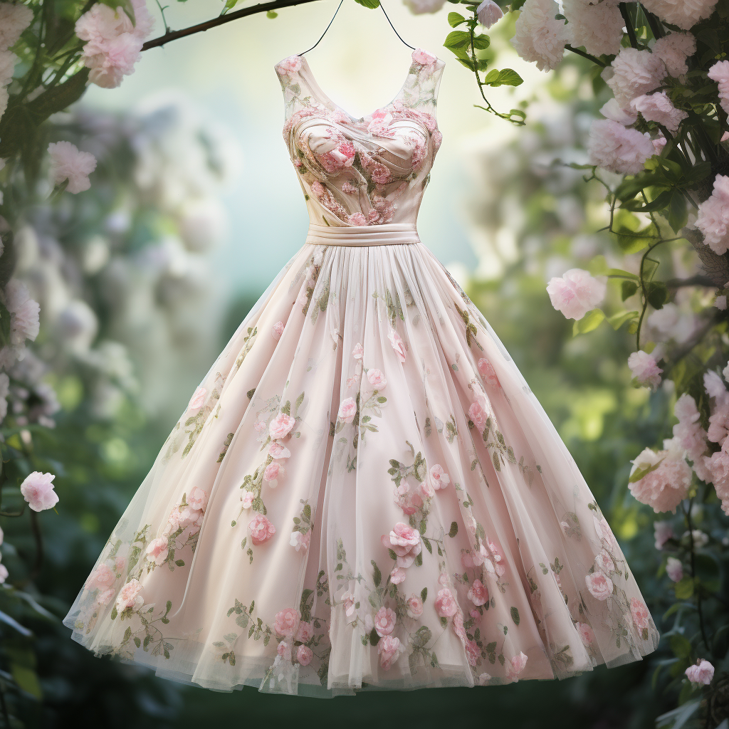 Exquisite Garden Party Dress Design