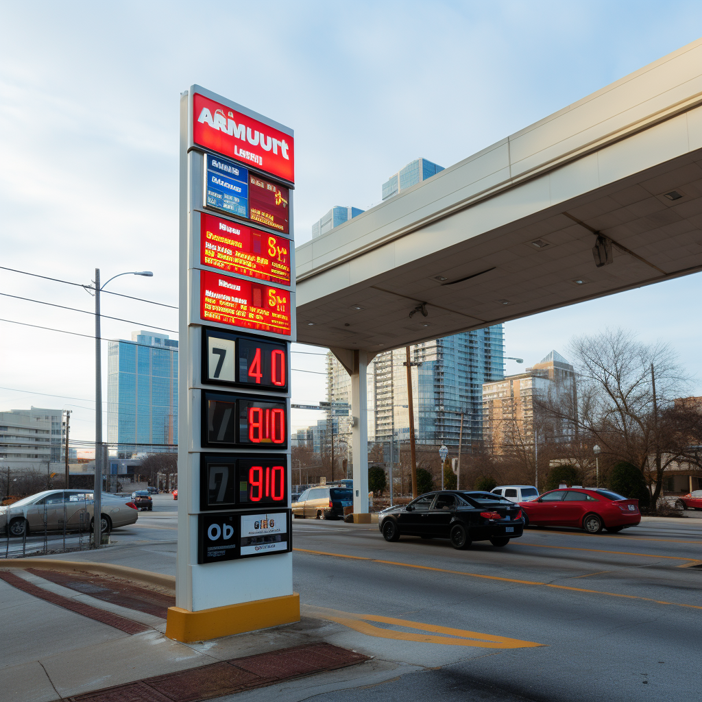 Gas station managers lowering prices