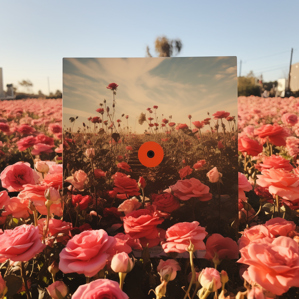 Gatefold Vinyl Field of Roses