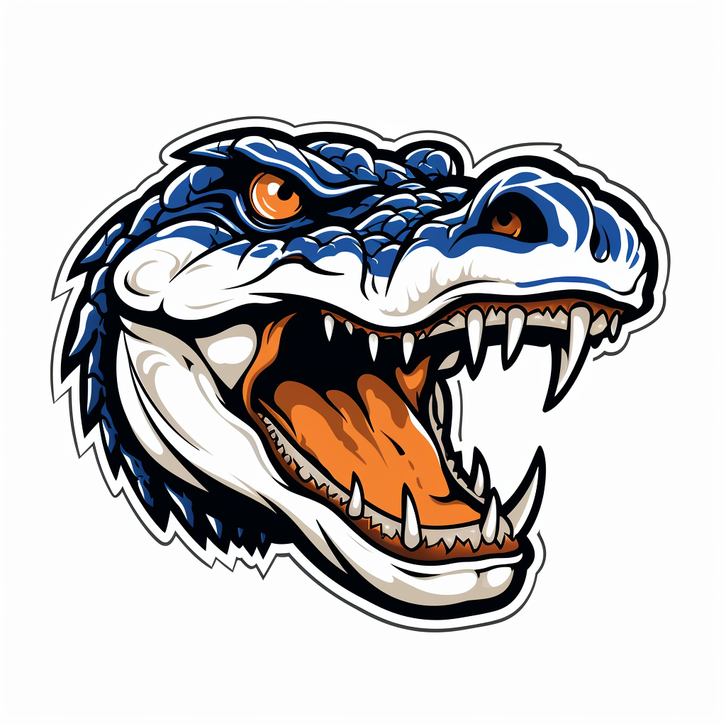 Simple Gator Head Logo