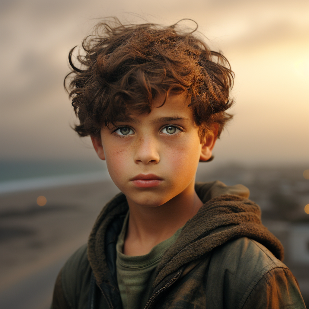 A boy from Gaza in HD Photography