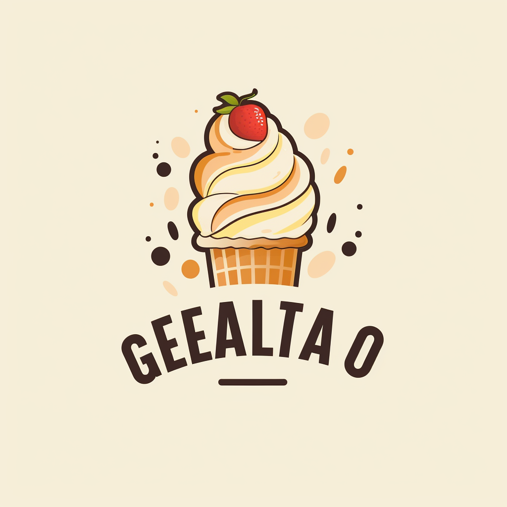 Delicious Gelato Brand Logo Design