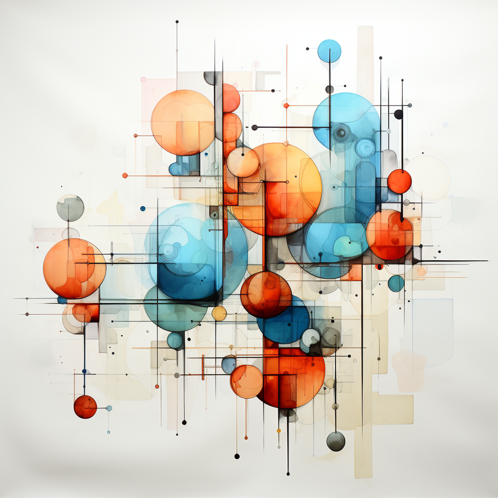 Abstract representation of generative AI