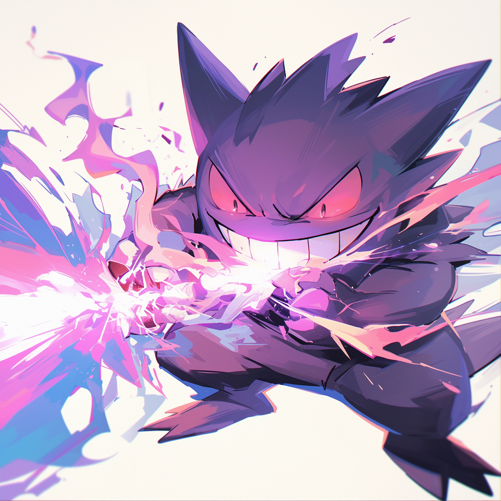 Gengar with flash Pokemon