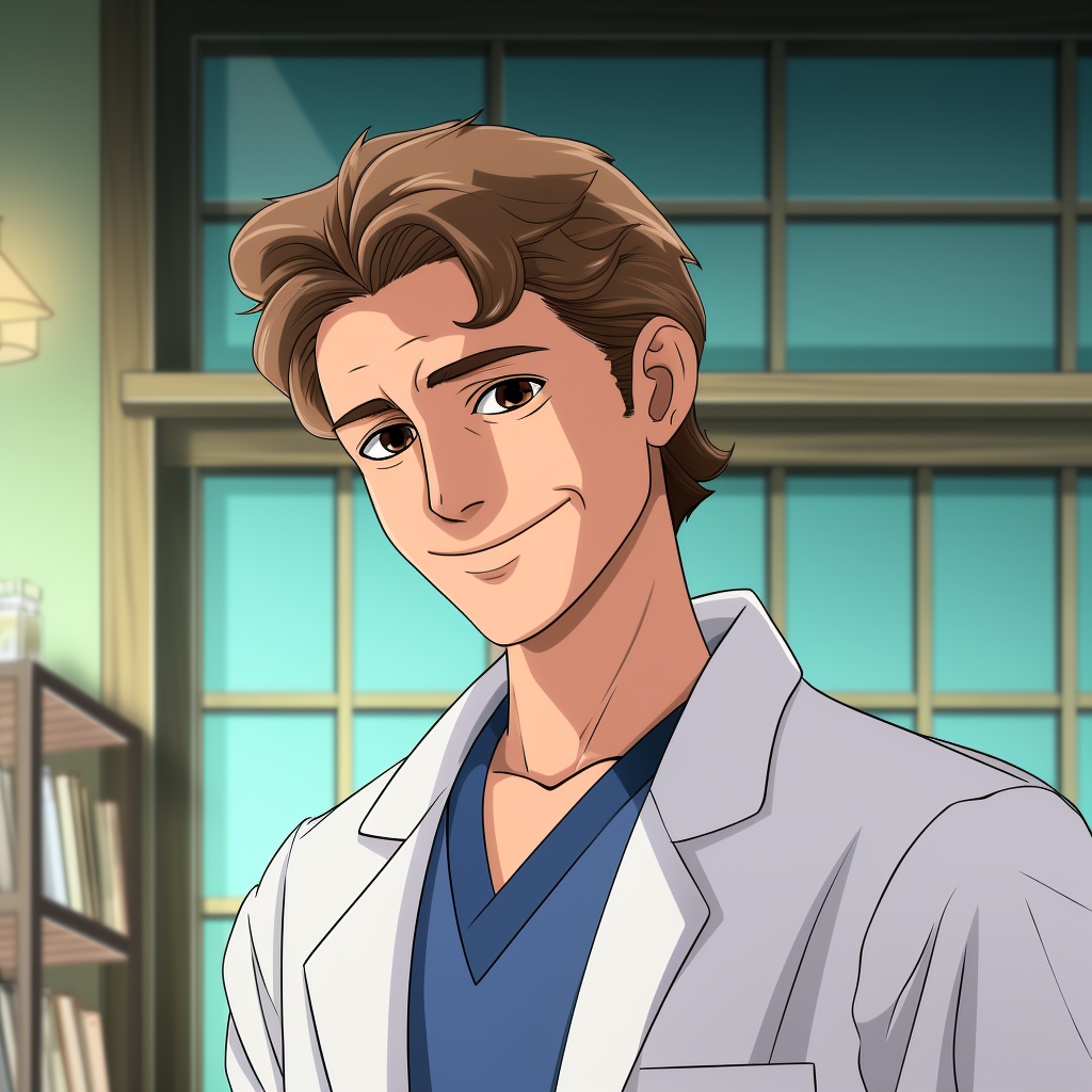 Smiling Japanese Doctor