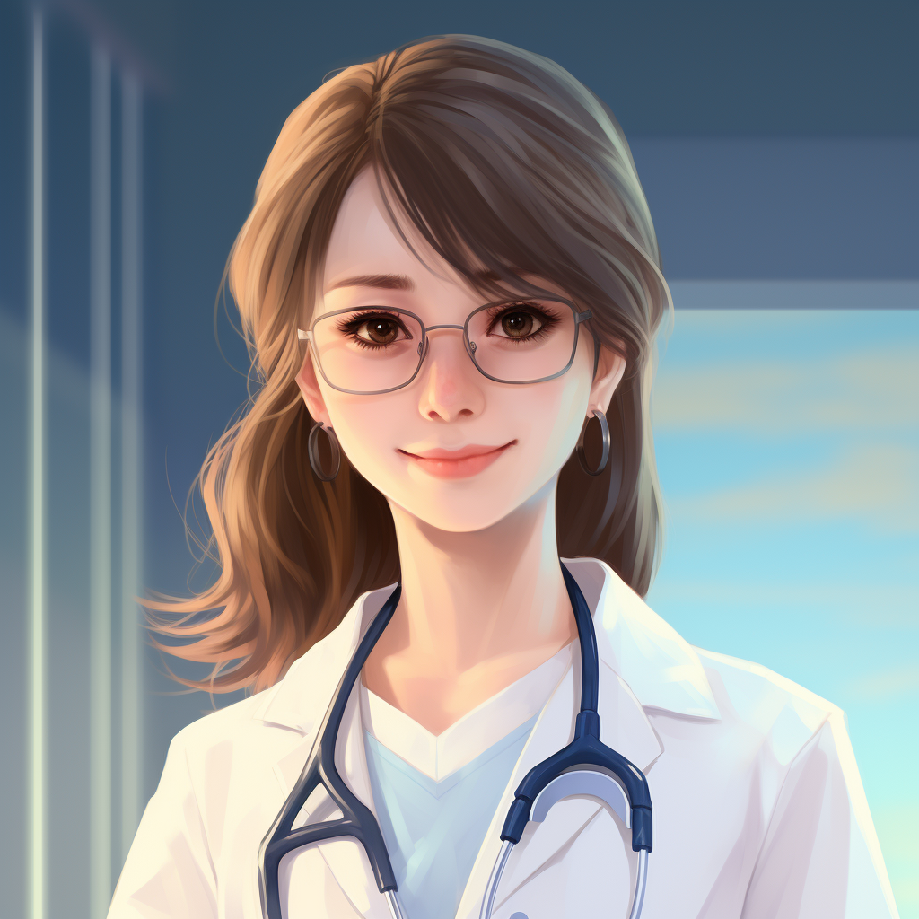 Japanese doctor with gentle demeanor