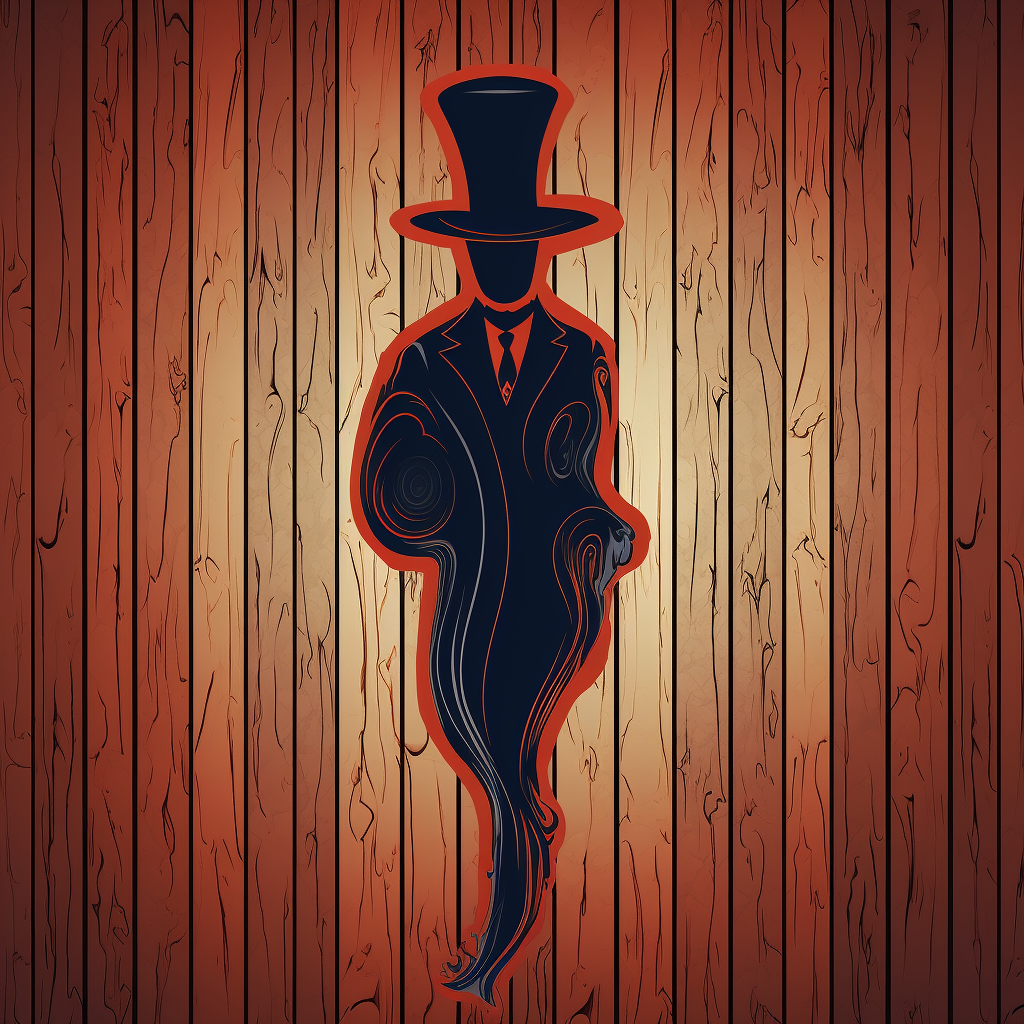 Gentleman Wizard with Crimson Cane Logo