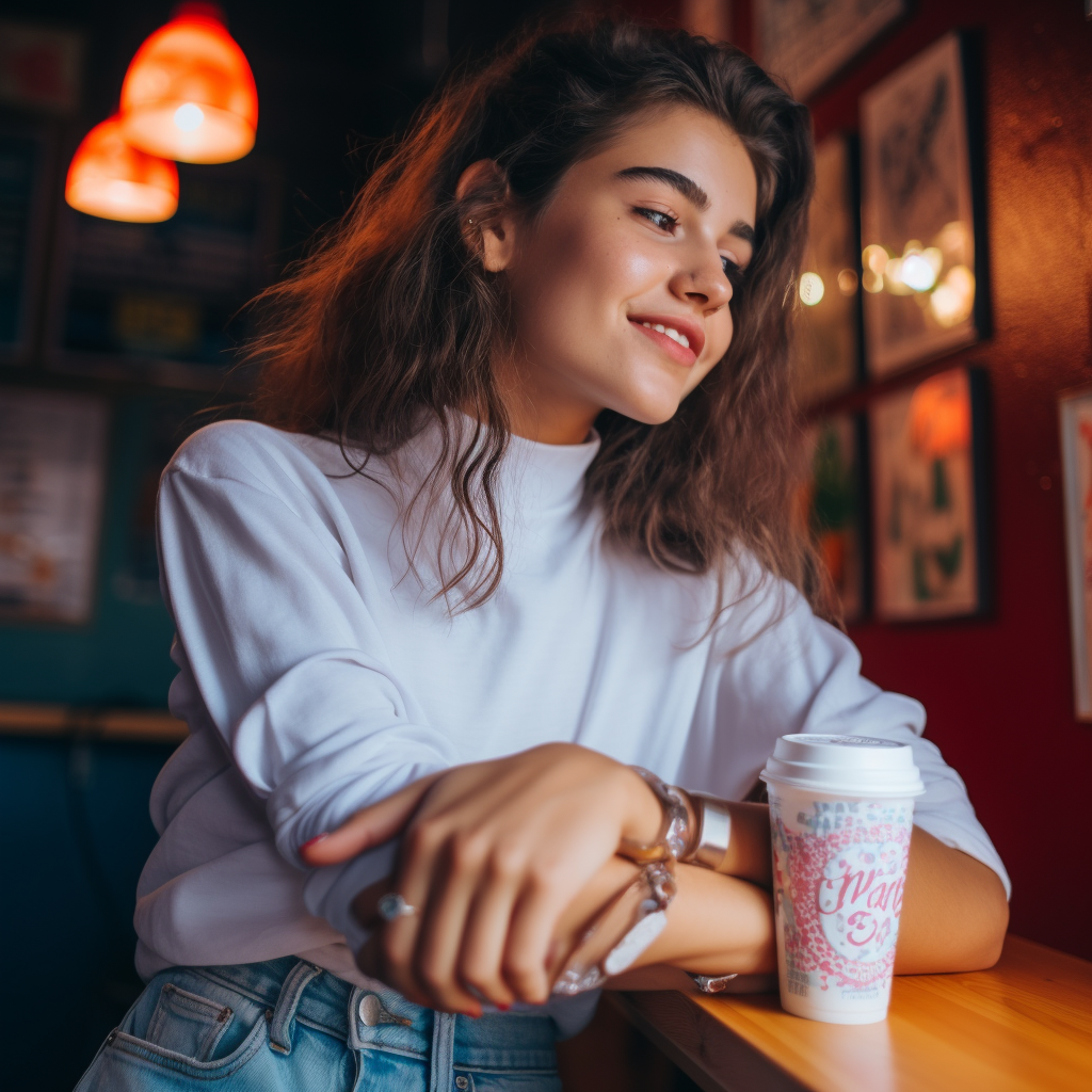 Gen Z woman applying cream to her arm