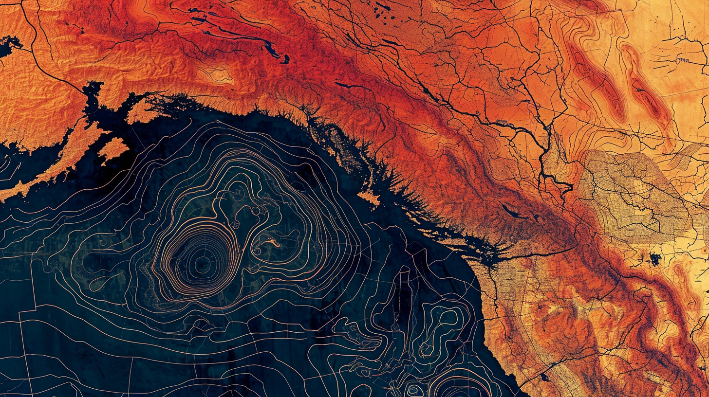 Geologic Inspired Map of Terrain