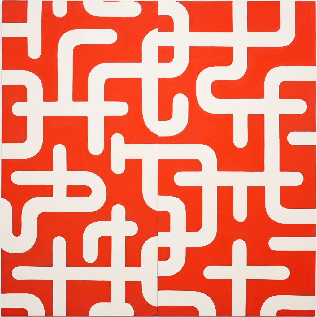 Geometric Abstraction - Anni Albers Style