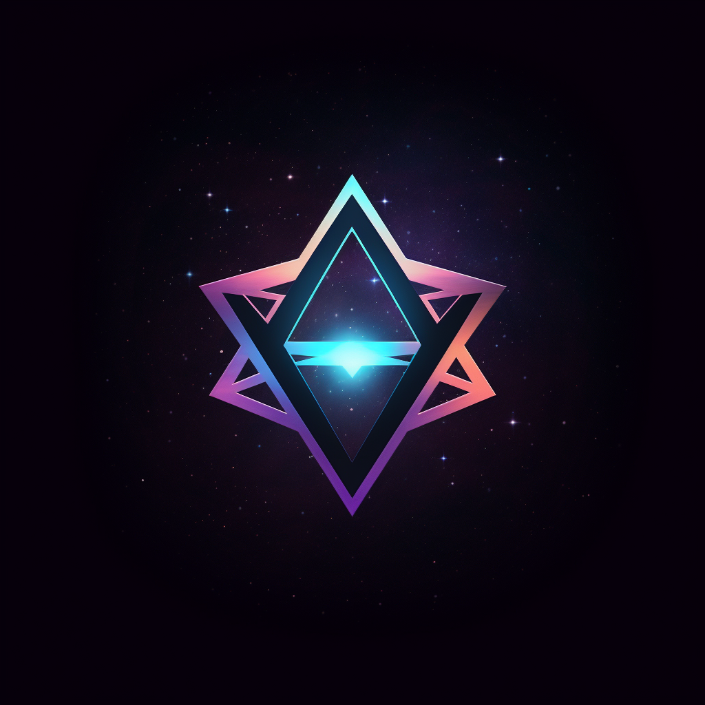 Nebula Logo with Geometric Design