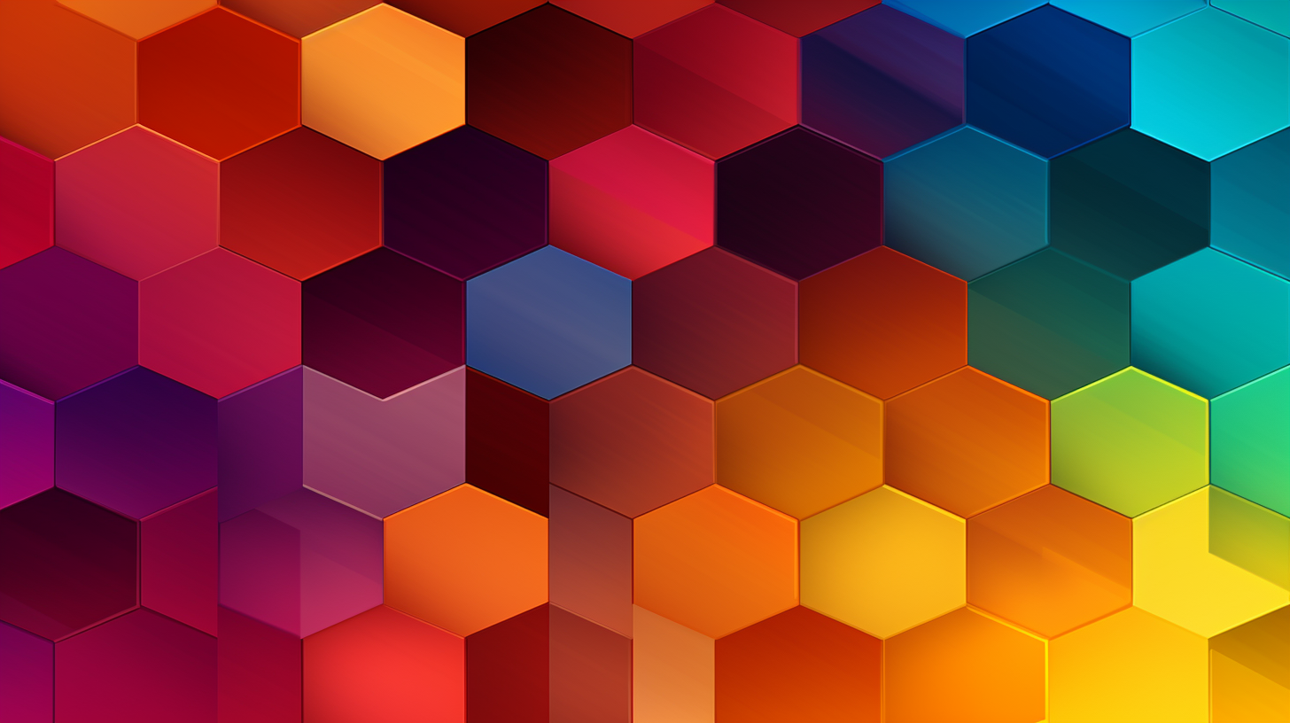 Colorful geometric pattern background