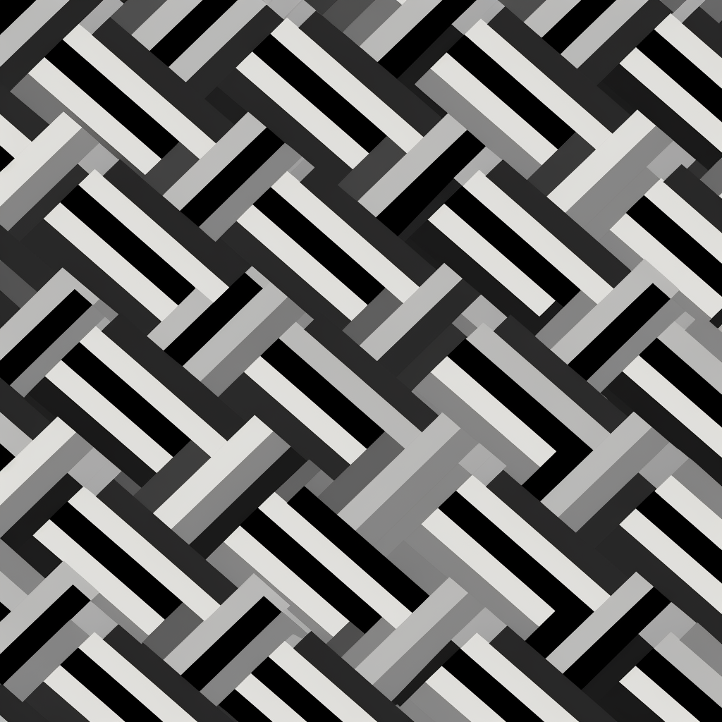 Colorable geometric zig zag artwork