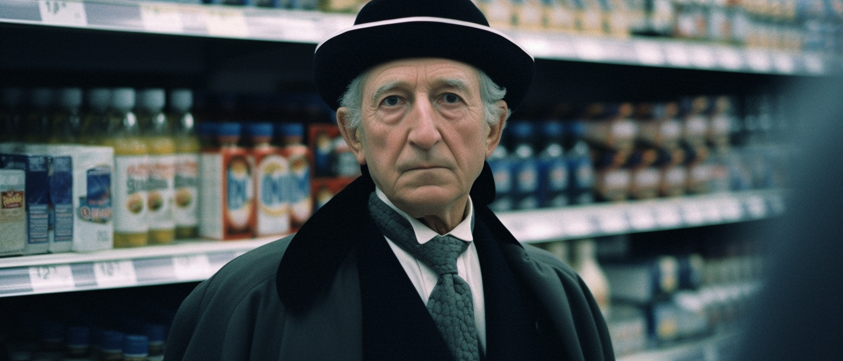 George Washington in a Wal-Mart, 1985