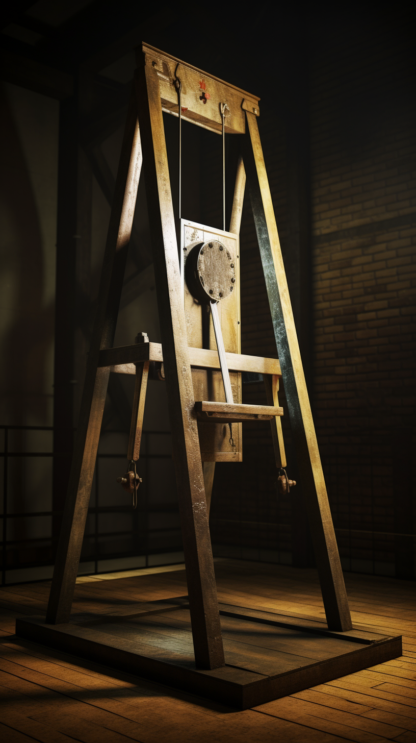 Guillotine used in World War II