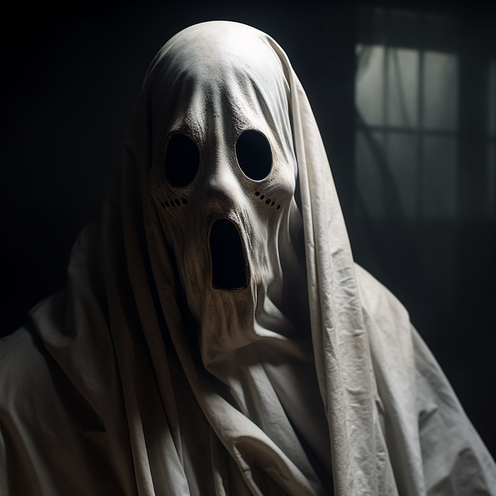 Terrifying Ghost Face Killer from Scream Movie