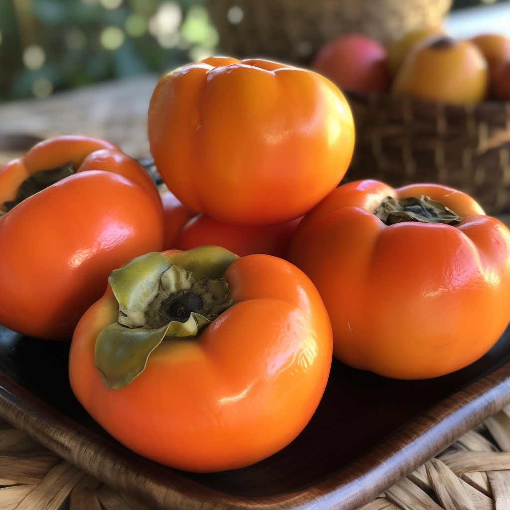 Vibrant Giant Fuyu Persimmon