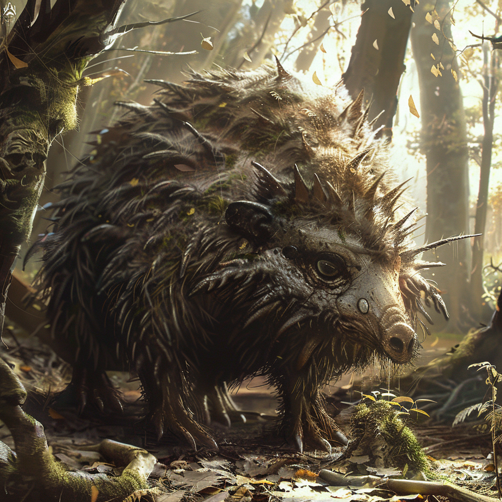 Goblin Porcupine Hybrid Forest Style