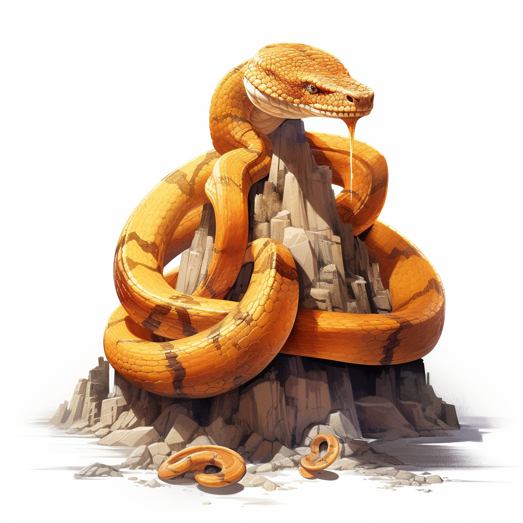 Impressive Dungeons and Dragons Snake Artwork