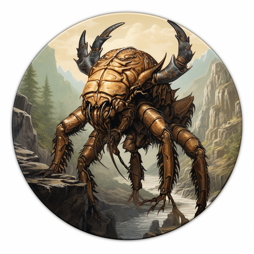 Token portrait of giant scorpion