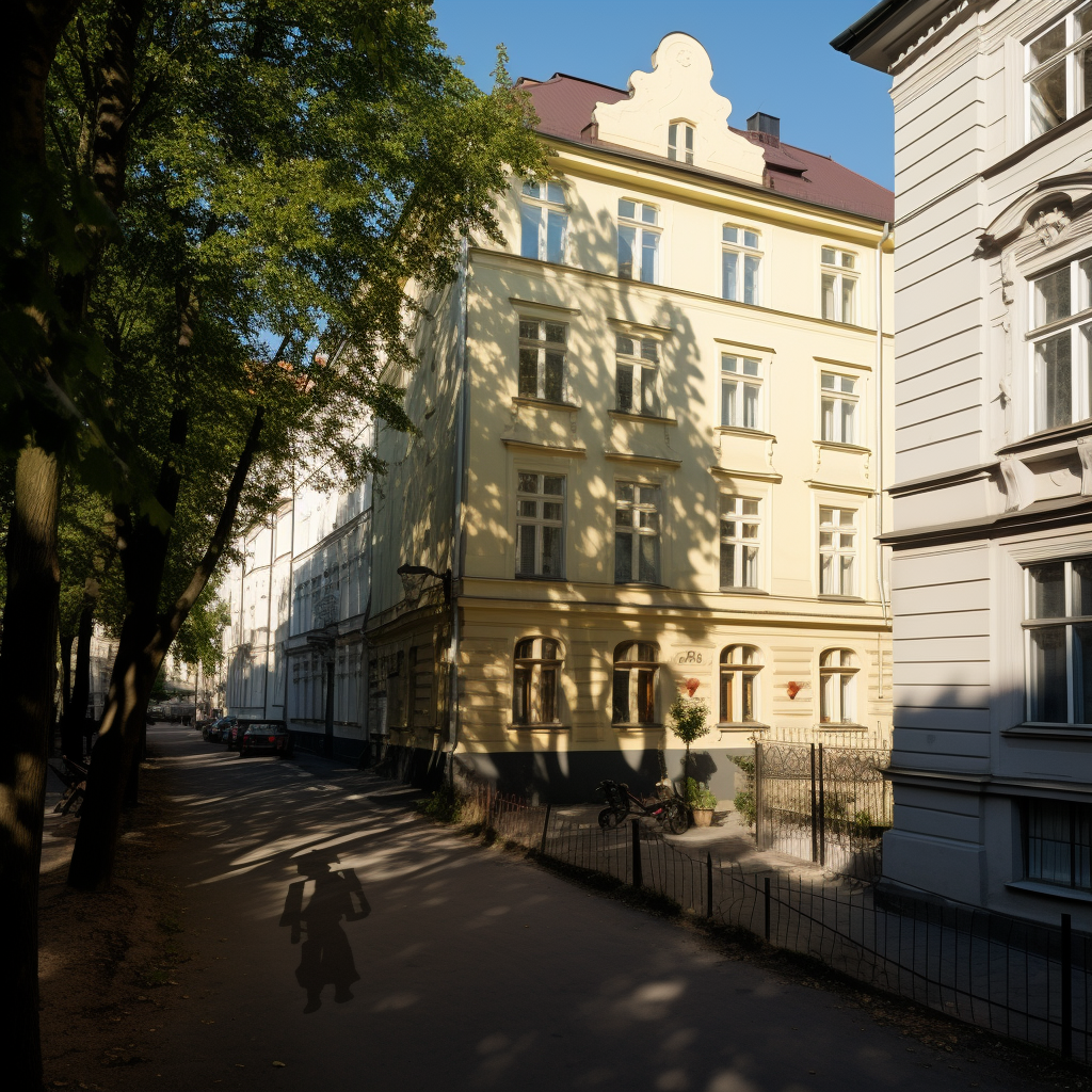 Mysterious giant shadow in Vienna