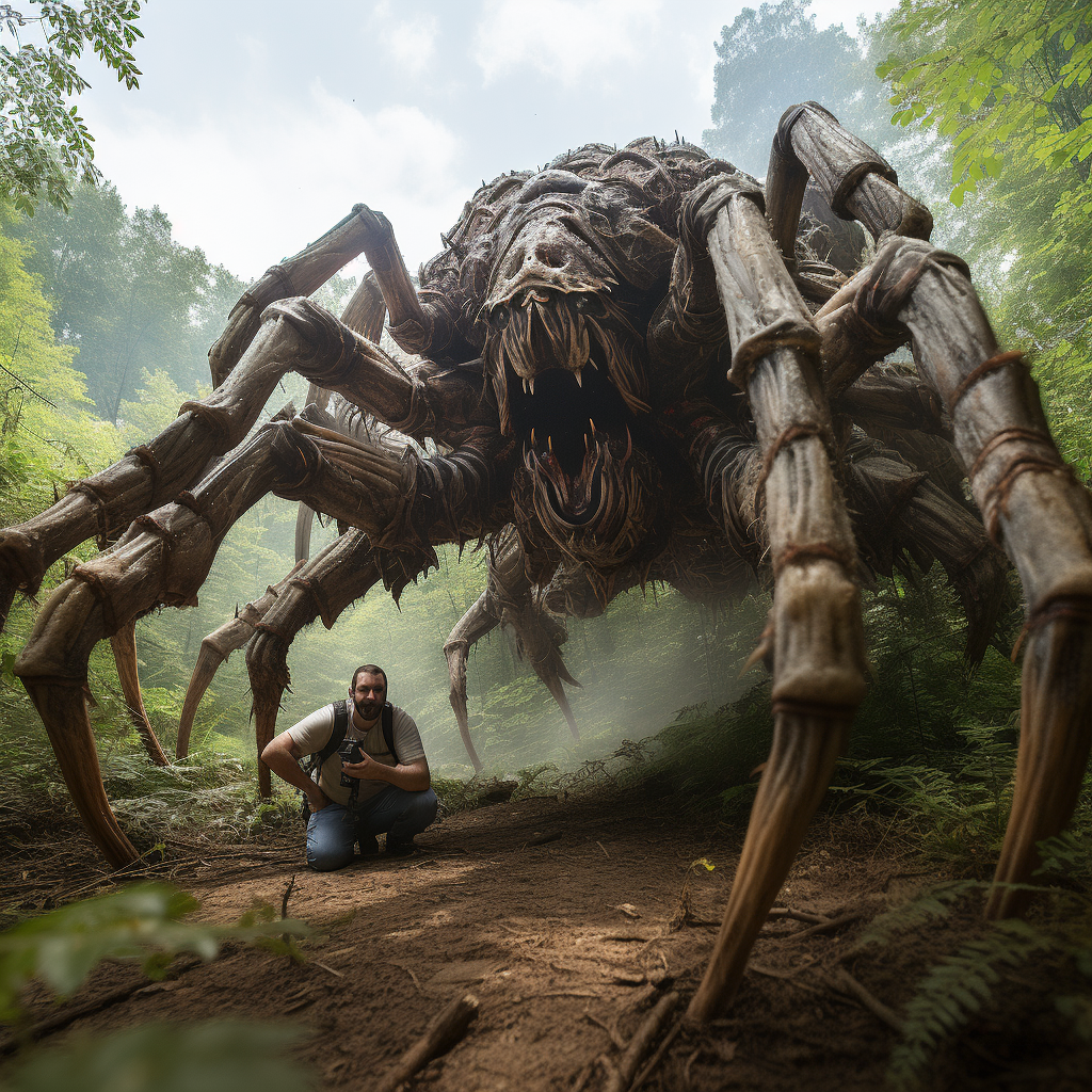 Magnificent Giant Spider Crawl