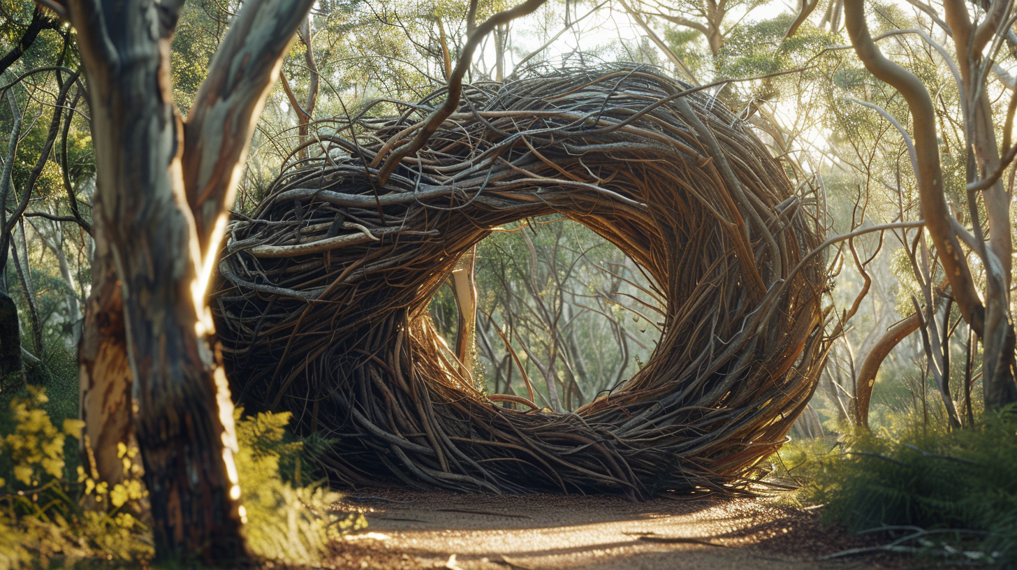 Enormous Nest of Eucalypt Branches