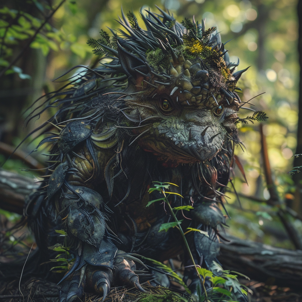 Goblin Porcupine Hybrid Humanoid Forest