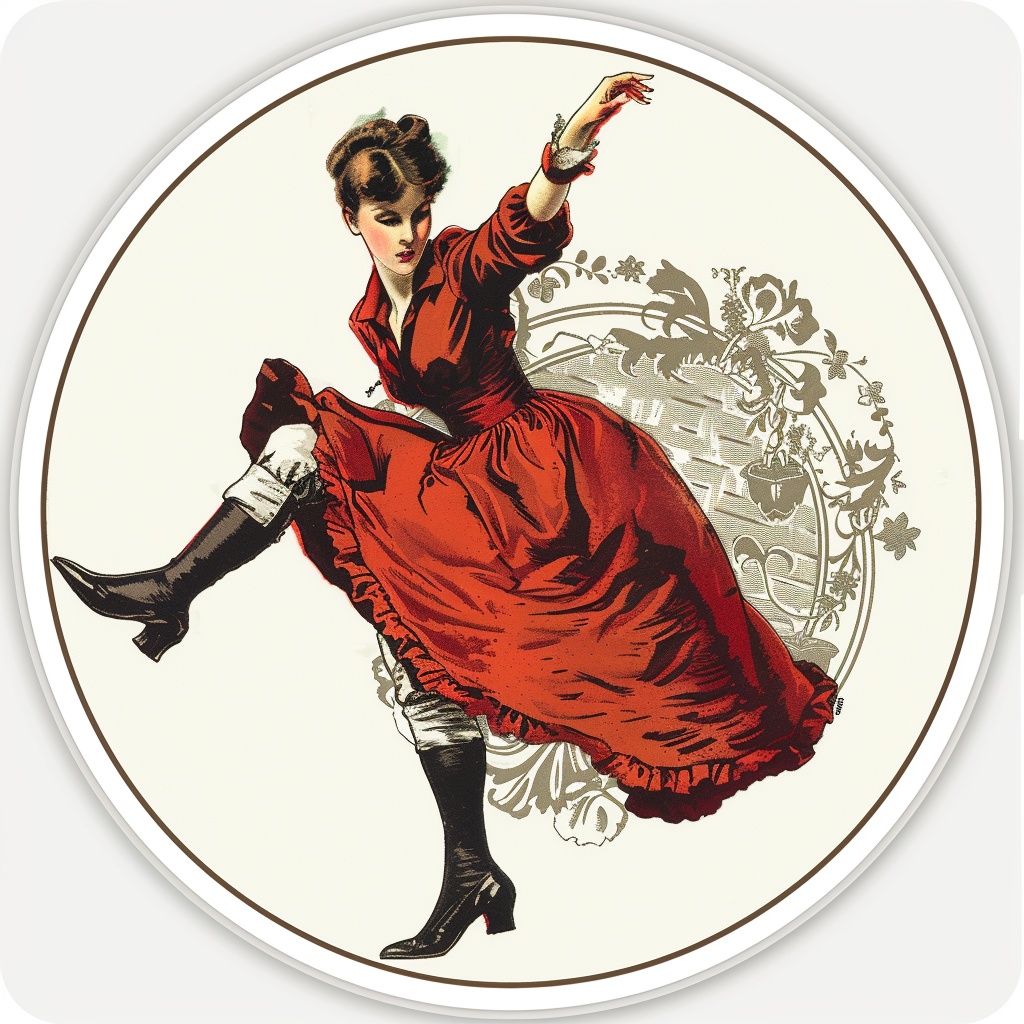 Gibson girl round house kick