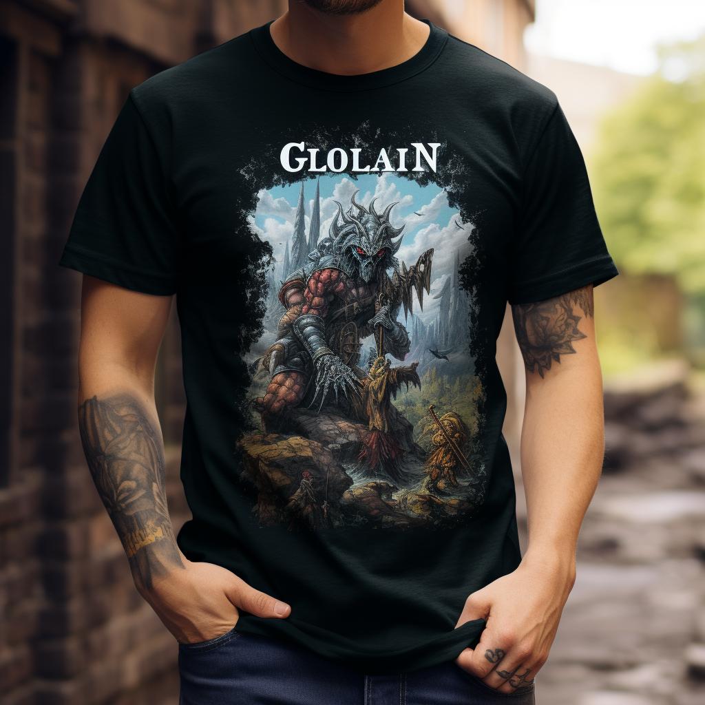 Mockup of Gildan 18000 Shirt