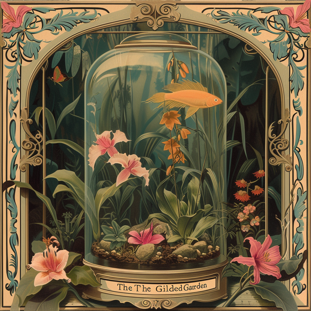 Gilded Garden Art Nouveau Terrarium