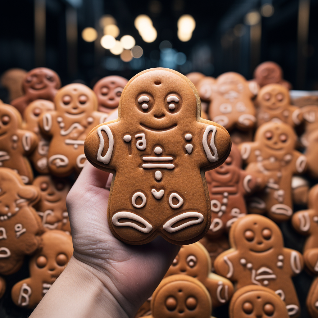 Gingerbread Among Us Character Cookie