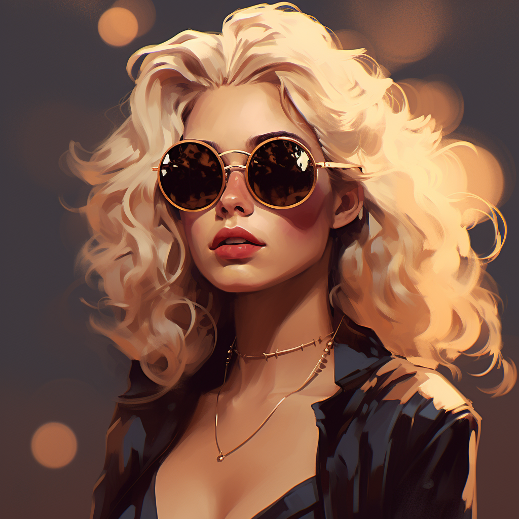 Stylish girl wearing Cartier sunglasses