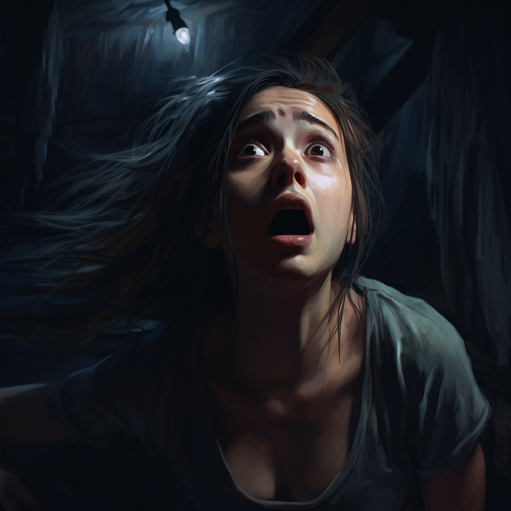 Girl Going Insane in the Dark